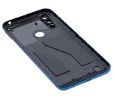 Replacement Back cover Glass Compatible with Motorola Moto E6S (XT2053 / 2020) (Peacock Blue)
