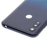 Replacement Back cover Glass Compatible with Motorola Moto E6S (XT2053 / 2020) (Peacock Blue)