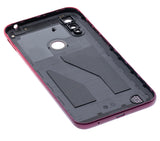 Replacement Back cover Glass Compatible with Motorola Moto E6S (XT2053 / 2020) (Sunrise Red)