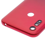 Replacement Back cover Glass Compatible with Motorola Moto E6S (XT2053 / 2020) (Sunrise Red)