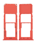 Replacement Single Sim Card Tray Compatible with Samsung Galaxy A02 (A022 / 2020) (Red)