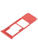 Replacement Single Sim Card Tray Compatible with Samsung Galaxy A02 (A022 / 2020) (Red)