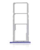 Replacement Dual Sim Card Tray Compatible with LG K22 (2020) (Blue)