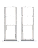 Replacement Dual Sim Card Tray Compatible with LG K42 (2020) / K52 (2020) (Silver)