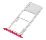 Replacement Single Sim Card Tray Compatible with LG K42 (2020) / K52 (2020) (Red)