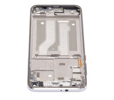 Replacement Mid-Frame Housing (With Hard Button) Compatible with Motorola Moto G Fast (XT2045-3 / 2020) (Pearl White)
