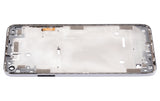 Replacement Mid-Frame Housing (With Hard Button) Compatible with Motorola Moto G Fast (XT2045-3 / 2020) (Pearl White)