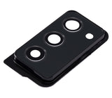 Replacement Back Camera Lens With Cover Bezel Ring Compatible with Samsung Galaxy Z Fold 2 5G (F916) (Mystic Black)