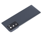 Replacement Back Cover Glass With Camera Lens Compatible with Samsung Galaxy Z Fold 2 5G (Premium) (Mystic Black)