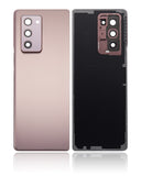 Replacement Back Cover Glass With Camera Lens Compatible with Samsung Galaxy Z Fold 2 5G (Premium) (Mystic Bronze)