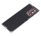 Replacement Back Cover Glass With Camera Lens Compatible with Samsung Galaxy Z Fold 2 5G (Premium) (Mystic Bronze)
