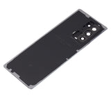 Replacement Back Cover Glass With Camera Lens Compatible with Samsung Galaxy Z Fold 2 5G (Aftermarket Plus) (Mystic Black)