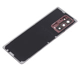 Replacement Back Cover Glass With Camera Lens Compatible with Samsung Galaxy Z Fold 2 5G (Aftermarket Plus) (Mystic Bronze)