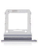 Replacement Single Sim Card Tray Compatible with Samsung Galaxy Z Flip 4G (F700) / Z Flip 5G (F707) (Mirror Black)
