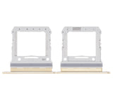 Replacement Single Sim Card Tray Compatible with Samsung Galaxy Z Flip 4G (F700) / Z Flip 5G (F707) (Mirror Gold)