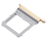 Replacement Single Sim Card Tray Compatible with Samsung Galaxy Z Flip 4G (F700) / Z Flip 5G (F707) (Mirror Gold)