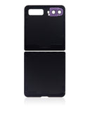 Replacement Top & Bottom Back Cover Glass With Camera Lens Compatible with Samsung Galaxy Z Flip 4G (F700) / Z Flip 5G (F707) (Aftermarket Plus) (Mirror Purple)