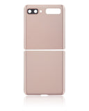 Replacement Top & Bottom Back Cover Glass With Camera Lens Compatible with Samsung Galaxy Z Flip 4G (F700) / Z Flip 5G (F707) (Aftermarket Plus) (Mystic Bronze)