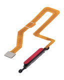 Replacement Fingerprint Reader With Flex Cable Compatible with LG K42 / K52 / K62 (Red)