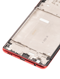 Replacement LCD Frame Compatible with LG Q92 5G / Q920 (Red)