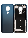 Replacement Back cover Glass Compatible with Motorola Moto E7 Plus (XT2081 / 2020) (Navy Blue)