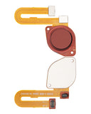 Replacement Fingerprint Reader With Flex Cable Compatible with Motorola Moto E7 Plus (XT2081 / 2020) (Amber Bronze)