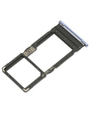 Replacement Dual Sim Card Tray Compatible with Motorola Moto G 5G Plus (XT2075 / 2020) (Mystic Lilac)