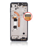Replacement LCD Assembly With Frame Compatible with Motorola One 5G (XT2075-2 / 2020) (Refurbished) (Surfing Blue)
