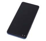 Replacement LCD Assembly With Frame Compatible with Motorola One 5G (XT2075-2 / 2020) (Refurbished) (Surfing Blue)