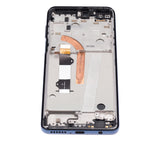 Replacement LCD Assembly With Frame Compatible with Motorola One 5G (XT2075-2 / 2020) (Refurbished) (Surfing Blue)