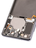 Replacement OLED Assembly With Frame Compatible with Samsung Galaxy S21 5G (Refurbished) (Phantom Gray)