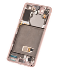 Replacement OLED Assembly With Frame Compatible with Samsung Galaxy S21 5G (Refurbished) (Phantom Pink)