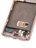 Replacement OLED Assembly With Frame Compatible with Samsung Galaxy S21 5G (Refurbished) (Phantom Pink)