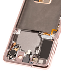Replacement OLED Assembly With Frame Compatible with Samsung Galaxy S21 5G (Refurbished) (Phantom Pink)
