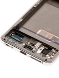 Replacement OLED Assembly With Frame Compatible with Samsung Galaxy S21 5G (Refurbished) (Phantom White)