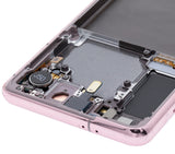 Replacement OLED Assembly With Frame Compatible with Samsung Galaxy S21 5G (Refurbished) (Phantom Violet)