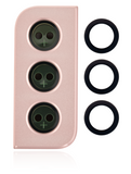 Replacement Back Camera Lens With Cover Bezel Ring Compatible with Samsung Galaxy S21 (Phantom Pink)