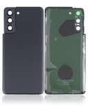Replacement Back Cover Glass With Camera Lens Compatible with Samsung Galaxy S21 5G (No Logo) (Aftermarket Plus) (Phantom Gray)