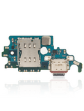 Replacement Charging Port Board With Sim Card Reader Compatible with Samsung Galaxy S21 5G (G991U) (US Version) (Premium)