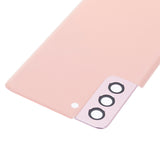 Replacement Back Cover Glass With Camera Lens Compatible with Samsung Galaxy S21 Plus (No Logo) (Aftermarket Plus) (Phantom Pink)