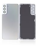 Replacement Back Cover Glass With Camera Lens Compatible with Samsung Galaxy S21 Plus (No Logo) (Aftermarket Plus) (Phantom Silver)