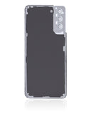 Replacement Back Cover Glass With Camera Lens Compatible with Samsung Galaxy S21 Plus (No Logo) (Aftermarket Plus) (Phantom Silver)