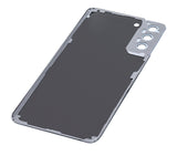 Replacement Back Cover Glass With Camera Lens Compatible with Samsung Galaxy S21 Plus (No Logo) (Aftermarket Plus) (Phantom Silver)