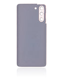 Replacement Back Cover Glass With Camera Lens Compatible with Samsung Galaxy S21 5G (No Logo) (Aftermarket Plus) (Phantom Pink)
