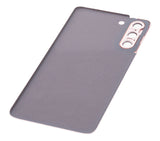 Replacement Back Cover Glass With Camera Lens Compatible with Samsung Galaxy S21 5G (No Logo) (Aftermarket Plus) (Phantom Pink)
