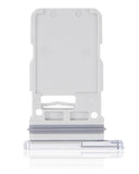 Replacement Single Sim Card Tray Compatible with Samsung Galaxy S21 Plus (Phantom Silver)