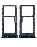 Replacement Dual Sim Card Tray Compatible with Motorola Moto G9 Plus (XT2087 / 2020) (Indigo Blue)