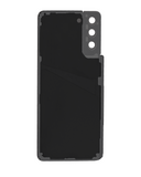Replacement Back Cover Glass With Camera Lens Compatible with Samsung Galaxy S21 Plus (No Logo) (Aftermarket Plus) (Phantom Black)