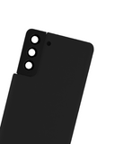 Replacement Back Cover Glass With Camera Lens Compatible with Samsung Galaxy S21 Plus (No Logo) (Aftermarket Plus) (Phantom Black)