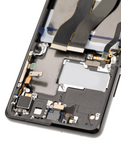 Replacement OLED Assembly With Frame Compatible with Samsung Galaxy S21 Ultra 5G (Refurbished) (Phantom Black)